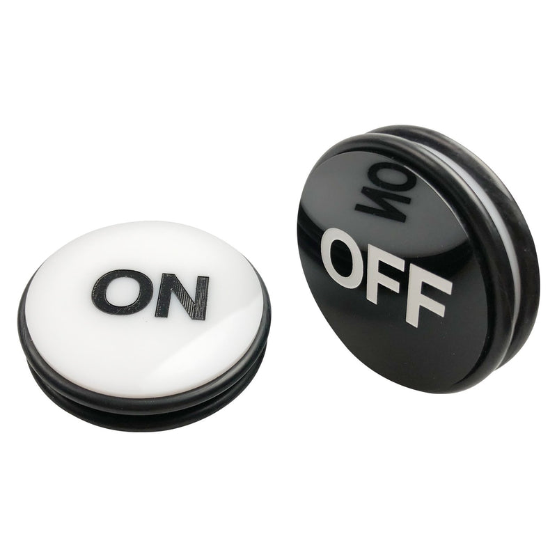 Yuanhe Casino Craps Dealer Button - 3Inch ON/OFF Puck Buttons, Great for Po