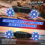 Remote Control Car Hand Controlled Gesture Rc Stunt Car With Spray & Lights & Music For Kids 6-13 Year Old, 4Wd 2.4Ghz Off-Road 360° Rotation Toy Car Gift For Boys Girls