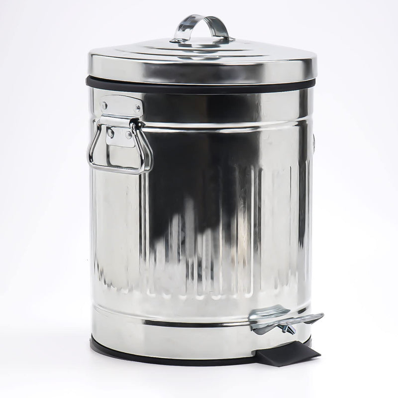 Small Trash Can With Lid Soft Close 5L/1.3 Gal-Round Step -Dog Poop Garbage Can