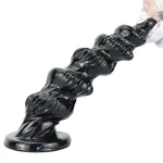 11 Inch Spiral Anal Plug Dildo - Flexible Long Butt Plug Dildo With Graduated Width For Intense Stimulation - Anal Trainer Anus Dilator Prostate Massage Anal Sex Toy For Men Women