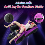 Inflatable Sex Chair with Automatic Air Pump, Positioning Pillow & Bondage Accessories