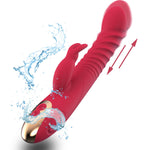 9.6 In Rabbit Vibrators Women Sex Toys, G Spot Vibrator For Clitoris Stimulation, Realistic Dildo Vibrator Purple Handheld Rechargeable Massager, Upgrade Powerful Quiet