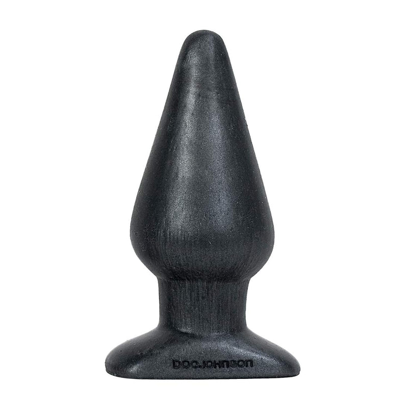 Platinum Premium Silicone - The Super Big End - 5.5 In. Long And 2.3 In. Wide - Large Silicone Butt Plug With Flared Safety Base - Advanced Anal Toy - Charcoal