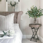 6Pcs Artificial Eucalyptus Stems Tall 24" Faux Eucalyptus Branches Fake Greenery Plants Stems for Vase Home Party Wedding Decorations