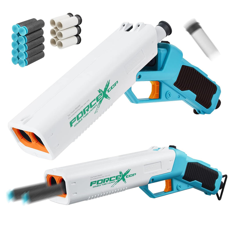 Toy Shotgun Double Barrel Shotgun Toy With 10 Soft Bullets For 8+ Boys, Toy