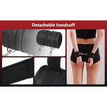 Bdsm Sex Bondage Kit - Thigh And Wrist Restraint Cuffs, Neck To Leg Sex Toy With Handcuffs, Doggy-Style Swing, And Leg Straps For Couples' Sm Games
