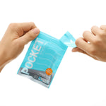 Pocket , Disosable, Manual, One-Time Use, Easy Portable Male Masturbator Sleeve, Wave Line (Pack Of 5)