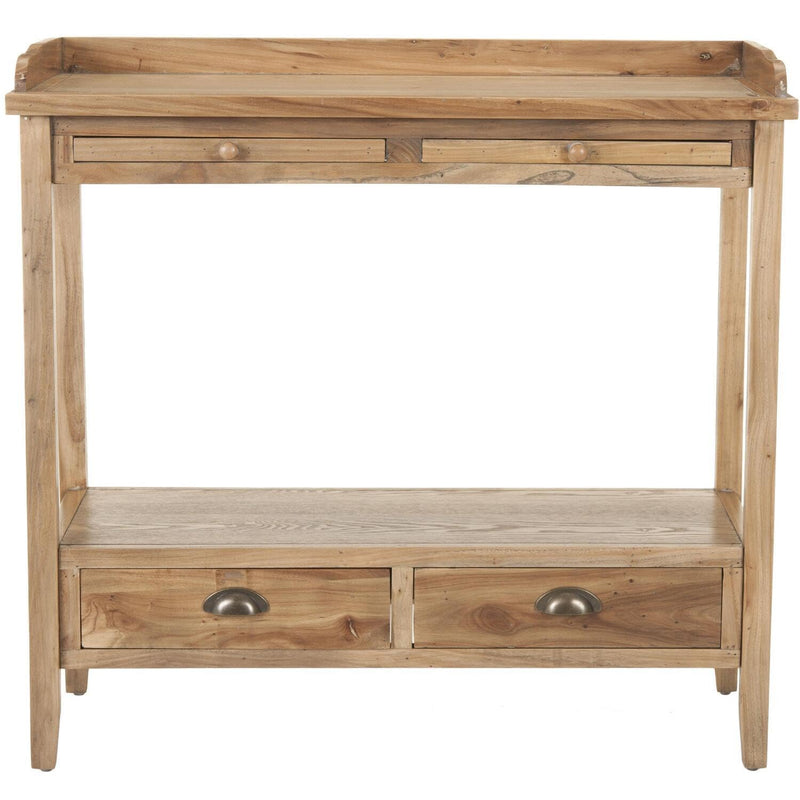 American Homes Collection Peter Oak Console Table