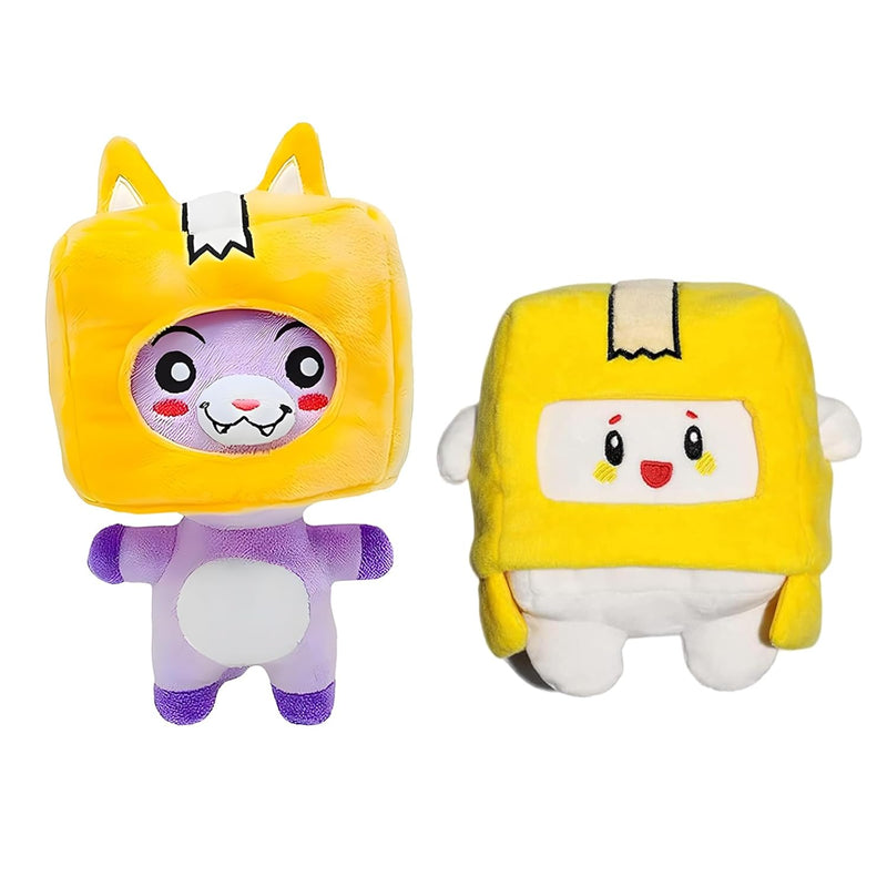 Foxy And Boxy Plush Toys Box Plushies Soft Stuffed Plush Toys For Kids And