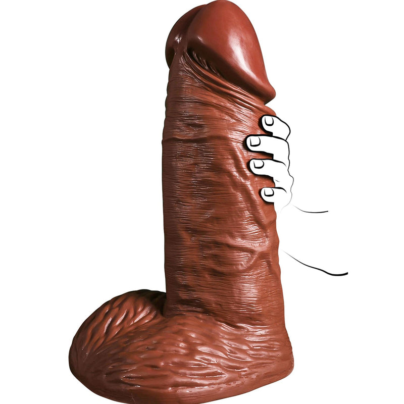 15.1 Inch Super Long Huge Thick Big Realistic Dildo, 4.5 Inch Diameter Extra Wide Fat Giant Dildos,11.5Lb Super Heavy Large Girth Chubby Xxl Dildo For Advanced Players & Collections & Stores & Shows