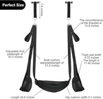Over-Door BDSM Sex Swing with Adjustable Straps, Leg Restraints & Padded Supports