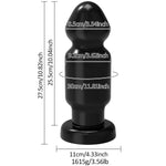10.82'' X 3.62'' Extra Huge Thick Wide Girth Butt Plug, Super Big Anal Plugs With Suction Cup Anus Dildo Opening Trainer Butt Stretcher, Anal G-Spot Sex Toys For Advanced Players Masters Women Men