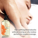 Lulu Orange Blossom Massage Oil With Jojoba And Essential Oils 16Oz & Personal Lubricant. Natural Water-Based 16 Oz