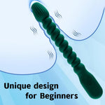 Anal Beads Butt Plug Adult Sex Toy, Sex Toys Clitoris G Spot Anal Stimulator With 10 Powerful Vibration Mode For Couples, Rechargeable Anal Plug Vibrator Male Prostate Massager For Men(Turquoise)