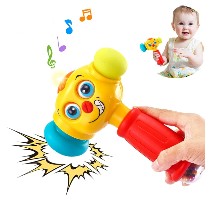 Musical Light Hammer Toy For Babies 12 18 Months Infant Hammer With Sounds