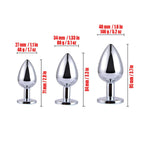 Halloween Pumpkin Face Jack O Lantern Metal Butt Plug Choose Your Size