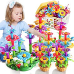 Girl Toys For 3 4 5 6 Year Old Girls Birthday Gift, Flower Garden Building Toys Set For Girls Toddlers Kids Ages 3-5, Building Educational Stem Toys
