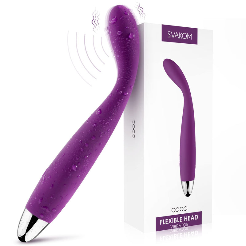 Coco G Spot Vibrator - 8 Seconds To Climax Finger Shaped Waterproof Vibes For Women - 5 * 5 Vibrations Clit Nipple Personal Massagers - Adult Female Sex Toys