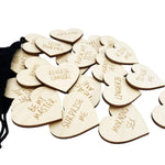 20Pcs Funny Tokens Sex, Date Night Ideas Activity Tokens Games Funny Wooden Couples Wedding Anniversary Token Gift Romantic Funny Sex Token Gift Valentines Ideas Games Gifts (Pack 2, Heart-Shaped)
