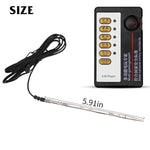 Electric Shock Urethral Sound Urethral Sounds Dilators Penis Electric Shock Penis Plugmulti-Frequency Stretcher Screw Penis Plug For Male Masturbation Sex Toys For Men