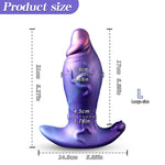 8.3" Large Butt Plug Huge Anal Plug Anal Dildo,Giant Plugs Wearable Buttplug Silicone Anal Stretcher,Big Knot Dildo Prostate Massager Fantasy Butt Plug Anal Adult Toys For Advanced Men Women(L)
