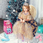 Girls Play Set! Princess Dress Up Shoes And Tiara (3 Pairs Of Shoes + 1 Tiara) Role Play Collection Fashion Princess Shoe For Little Girls