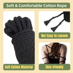 Bdsm Bondage Rope Sex Restraints Kit Sex Toys 2 Pcs Cotton Rope Slave Sm Adults Games For Couples Women Men 32Ft/10M