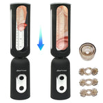 Medical-Grade Vacuum Erection Device For Erectile Electric Penis Enlarge Vacuum Pump With 4 Suction Male Genitalia Enlargement Rechargeable Automatic High-Vacuum Penis Enlargement Extend Pump