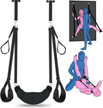 2-in-1 Door Sex Swing & Thigh Sling – Adjustable Bondage Restraints with Cushion