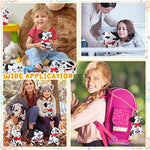 8 Pcs Dalmatian Stuffed Animal Bulk Operation Christmas 4.8 Inch Plush Dalmatians Small Soft Puppy Dog Plush Keychains For School Carnival Prize Birthday Baby Shower Adopt A Dog Party Favors