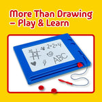 Magnetic Drawing Board for Kids with Magic Pen and Stamps