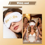 Bride Sleep Eye Mask for Sleeping Bridal Shower Gifts Blindfold Bride to Be Blindfold Gifts for Bridal Eye Cover for Friend Engagement Wedding Gifts Wedding Bachelorette Decor Eyeshade