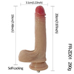 7.87Inch Realistic Dildo With Self-Locking Quick Release Connector For Sex Machine Fun Erotic Sex Toys For Women& Men