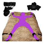 Bdsm Bondage Kit, Bed Restraint Sex Queen Sized Bed Bondaged For Ankle And Wrist Bar Sex Tie Downs Under Mattress King Bed Straps Ties Adult Play Sex Hand Cuff Bracelets For Couples Women Toys Sweater