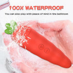 Carrot Vibrator For Women – 2-In-1 Clitoral Stimulator & G Spot Suction Vibrator, Waterproof Rechargeable Quiet Sex Toy For Women & Couples, Cute Bunny Design