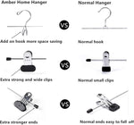 12 Pack Heavy Duty Add on Metal Pants Skirt Hangers, Stackable Add-on Metal Clothes Hangers with 2-Adjustable Clips, Cascading Clip Hangers Space Saving for Jeans, Slacks