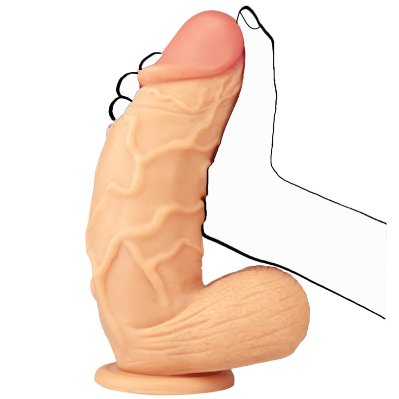 2.75'' Diameter Huge Thick Dildo Adult Sex Toys For Women - 10.23" Extra Large Dildo Realistic Silicone Dildos Anal Dildo Womens Sex Toy, G-Spot Dildo Big Giant Dildo Anal Plug Sex Toy For Men Couples