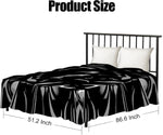 Waterproof BDSM Play Sheet – Reusable Mess-Proof Bed Cover for Couples, Black