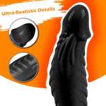 -Strap On Dildo Wearable Kit Sex Harness With 2 Removeable Dildo, Anal Plug Sex Toys For Female Masturbation Sm Adult Sex Toys For Women Couples Lesbian (Black, 2)