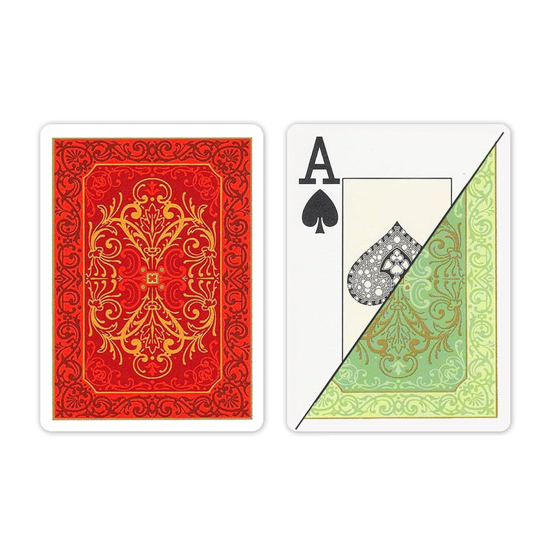 Persiano, Italian 100% Plastic Playing Cards, 2 Deck Set Poker Size Jumbo I