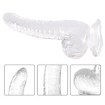 8.46 Inch Realistic Monster Clear Dildo,Animal Anal Dildo Soft Huge Snake Dildos With Suction Cup For G Spot Fantasy Dildo Long Anal Plug Adult Sex Toys & Games For Women Men