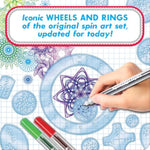 Deluxe Spiral Art Drawing Kit for Kids Ages 8 and Up, Classic Design with 19 Gears and Spiro-Putty