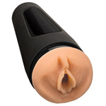 Main Squeeze - Sasha Grey - Squeeze Plate For Precise Pressure - Twist End Cap To Control Suction - Discreet Premium Stroker - Male Masturbator, Vagina, Vanilla