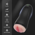 Male Masturbator Sucking Sex Toys For Men, Realistic Pocket Pussy Penis Pump With 9 Vibration & 4 Suction Modes, Lcd Display Male Stroker Adult Toys Blowjob Sex Machine ?Osburn X?