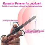 Anal Lube Applicator With 10Ml Precise Scales, 6.5” Lube Injector Syringe Reusable Long, Silicone Lubricant Shooter With Storage Bag, Lubricant Applicator For Men, Women, Easy To Use And Clean