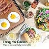 XL Electric Ceramic Titanium Griddle, Make 15 Eggs At Once, Healthy-Eco Non-stick Coating, Hassle-Free Clean Up, Large Submersible Cooking Surface, 12" x 22", Copper/Black