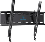 Tilting TV Wall Mount Bracket Low Profile for Most 23-60 inch LED LCD OLED, Plasma Flat Screen TVs with VESA 400x400mm Weight up to 115lbs, Fits 16" Wood Stud