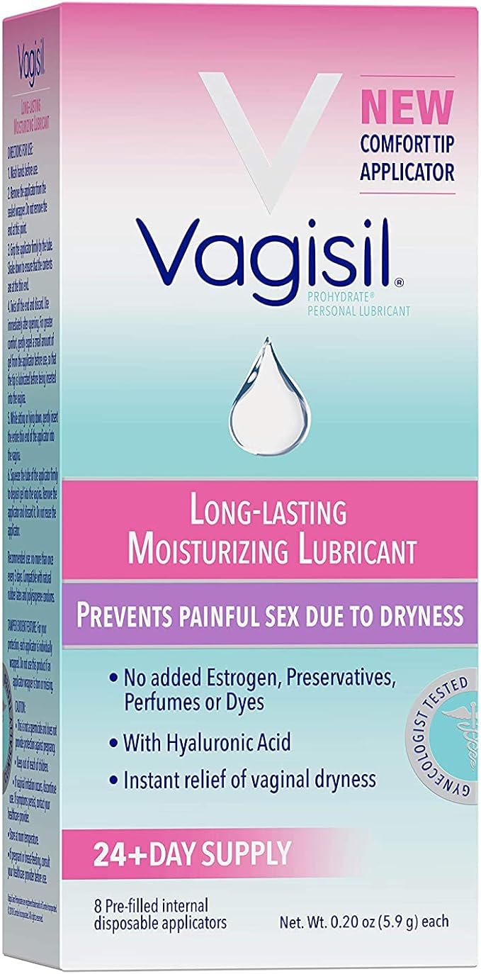 Prohydrate Vaginal Moisturizer & Lubricant for Women, 8 Applicators per Pack