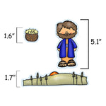 Ruth and Naomi Felt Figures for Bible Flannel Board Stories Old Testament Story and Activity Pages