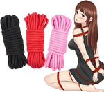 3-Piece Soft Cotton Bondage Rope Set for Couples β Durable Restraint Kit
